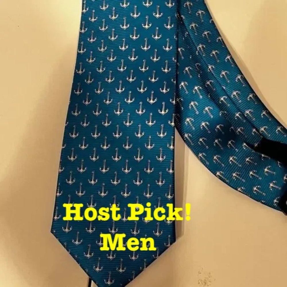 Cape Cod  Neckwear Tie -‎ 100% silk - Nautical Theme (blue) (new)
